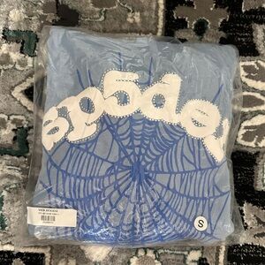 Sp5der Web Blue hoodie